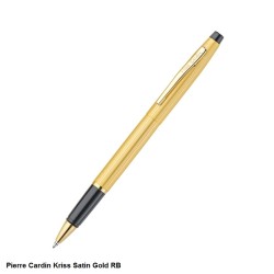 Pierre Cardin Kriss Satin Gold Rollerball Pen