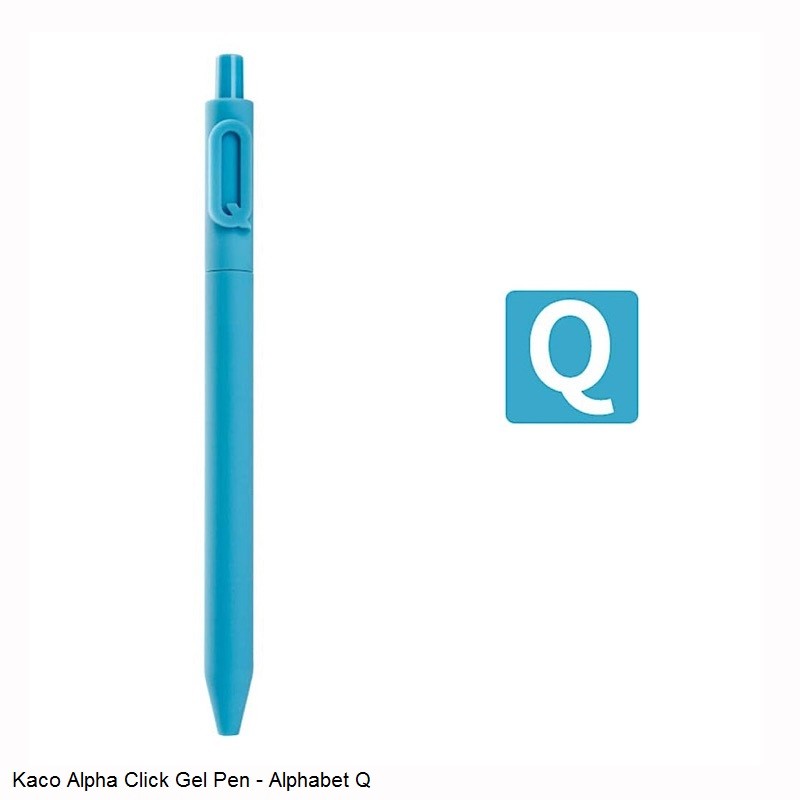 Kaco Alpha Click Gel Pen 0.5mm Ink Black