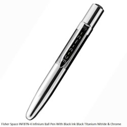 Fisher Space INFBTN-4 Infinium Ball Pen With Black Ink Black Titanium Nitride & Chrome