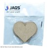 MDF DIY Plate 6x5.5cm 4 Pcs Set Heart MDP200 by JAGS