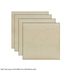MDF Plate Square 4X4 4MM 4...