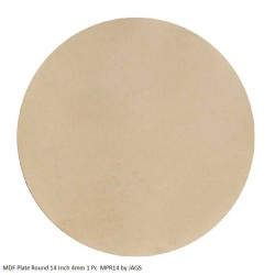 MDF Plate Round 14 inch 4mm 1 Pc MPR14 by JAGS