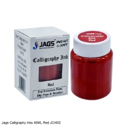 Jags Calligraphy Inks 40ML Red JCI402