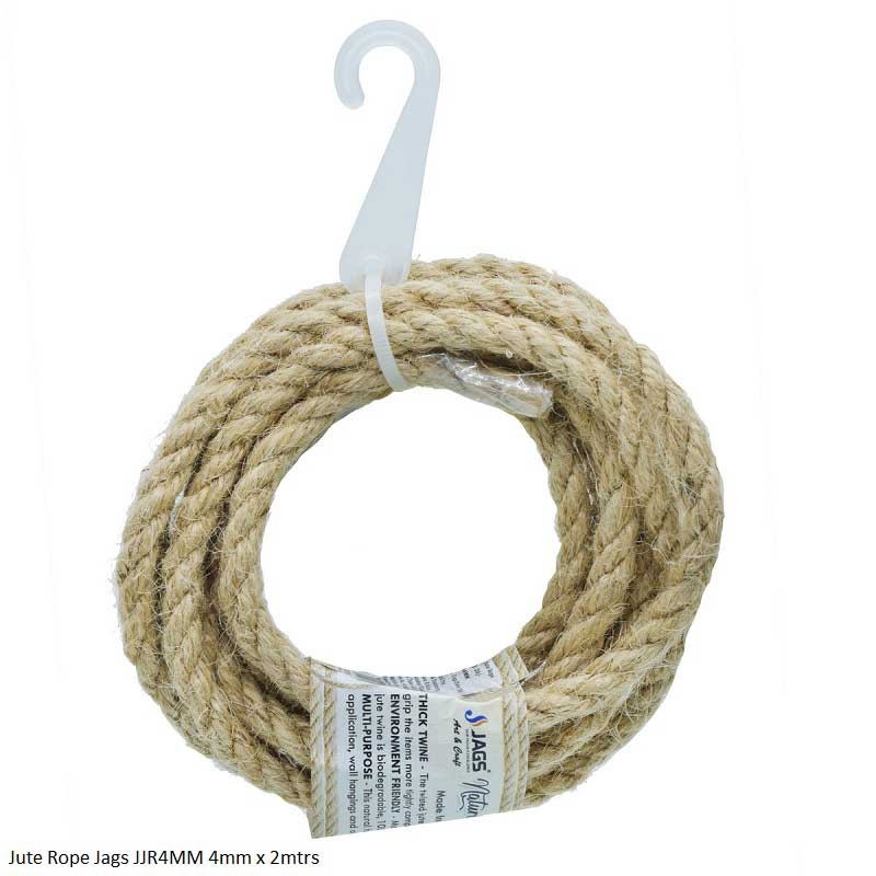 Jags Jute Rope 2 Meter 4MM JJR4MM