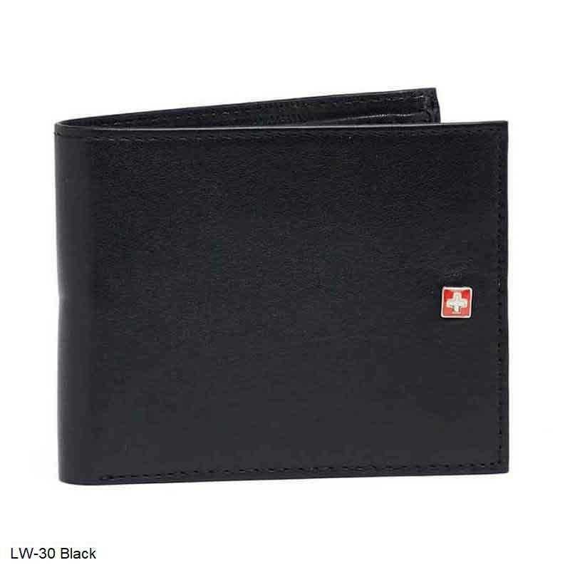 Swiss Military LW-30 Leather Black Wallet