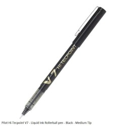 Pilot Hi-Tecpoint V7 - Liquid Ink Rollerball Pen - Medium Tip