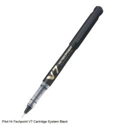 Pilot Hi-Tecpoint V7 Refillable - Liquid Ink Rollerball Pen - Begreen - Medium Tip
