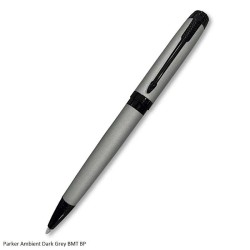 Parker Ambient Dark Grey Black Metal Trim Ball Pen