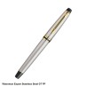 Waterman Expert Stainless Steel Gold Trim Fountain Pen