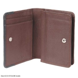Elan ECCH-9726 BR - RFID Brown Business and Card Holder