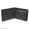 Elan EGS-6053-BL - RFID Black Slim Coin Pouch Wallet + Pen