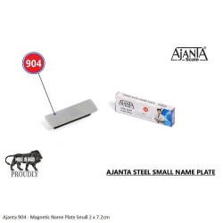 Ajanta 904 - Magnetic Name Plate Small 2 x 7.2cm