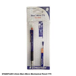 Staedtler 0.5mm Mars Micro Mechanical Pencil 775 with 250 0.5mm 1 Lead Pack