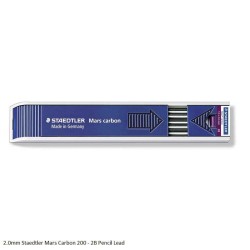 2.0mm Staedtler Mars Carbon 200 - 2B Pencil Lead