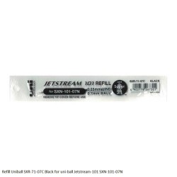 Refill Uni-ball SXR-71-07C for uni-ball Jetstream-101 SXN-101-07N Ink Color Black and Blue