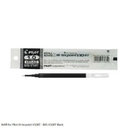 Refill BXS-V10Rt for Pilot Hi-Tecpoint V10 RT - Liquid Ink Rollerball Pen Broad Tip