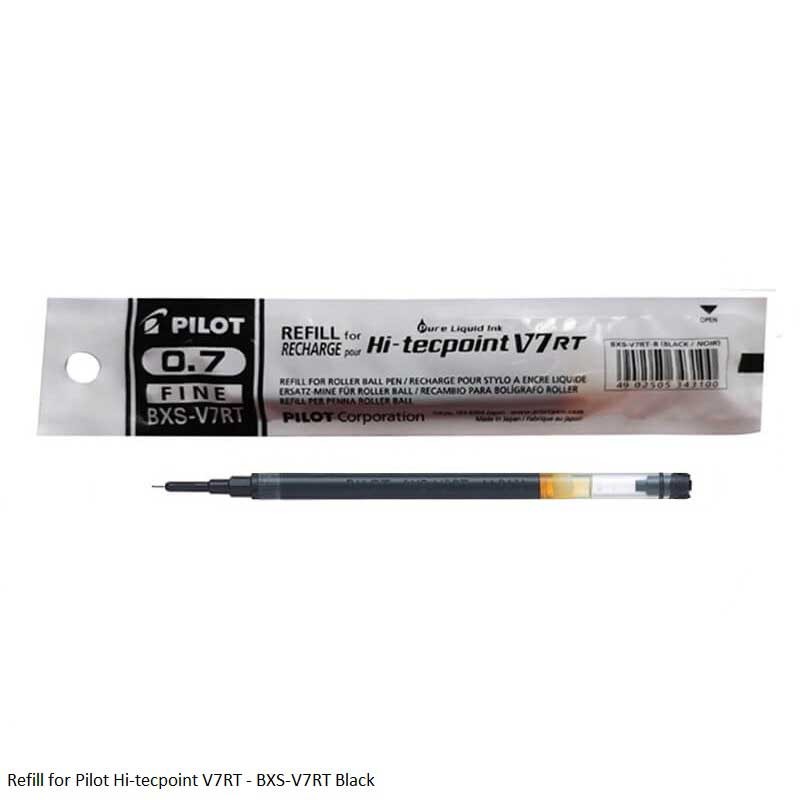 Refill BXS-V7Rt for Pilot Hi-Tecpoint V7 RT - Liquid Ink Rollerball Pen