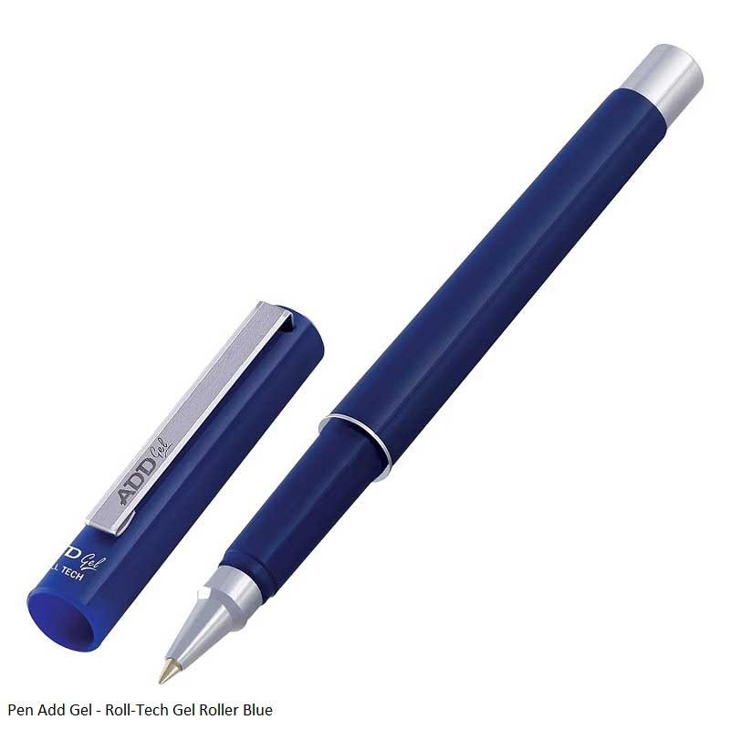 Pen Add Gel Roll-Tech Gel Roller in Black and Blue
