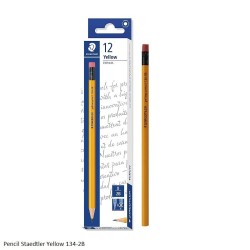 Pencil Staedtler 134-2B with Eraser Tip 12Pcs Pack