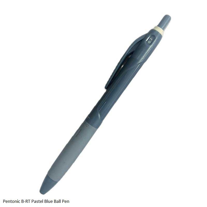 Pentonic B-RT Pastel 0.7mm Blue and Black Ink Ball Pen