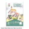 Student Watercolour Paper 200gsm A4 Pack of 10 Loose Sheet by Anupam