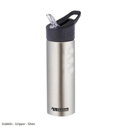 Dubblin Gripper 750 Water Bottle Silver