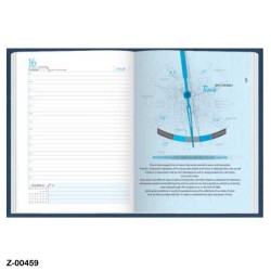 2024 683PB Time Theme Diary 1 Date a Page A5 Size