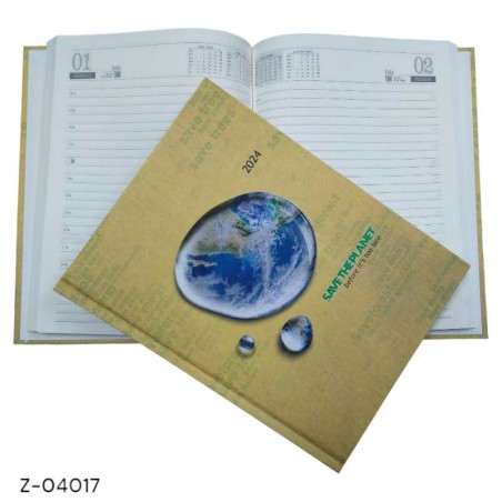 2024 723PP29 Save the Planet Theme Diary 1 Date a Page