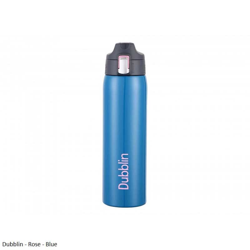Dubblin Rose 500 Water Bottle Blue