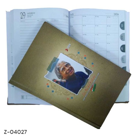 2024 764PP15 A P J Abdul Kalam Dreams Theme Diary 1 Date a Page A5 Size