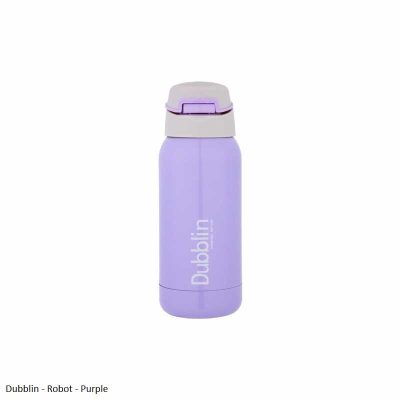 Dubblin Robot 300 Water Bottle Purple