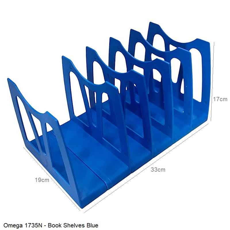 Omega 1735/N Book Shelves Blue