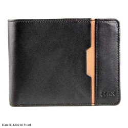 Elan EX-4202 Bifold Card Wallet Black