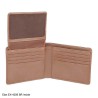 Elan EX-4206 Card Flap Wallet in Black and Brown