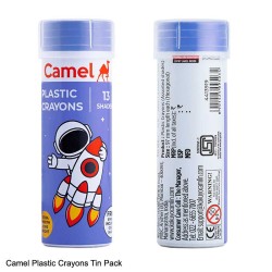 Camel Plastic Crayons Tin Pack 13 Shades
