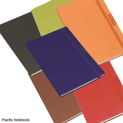 Planfix Notebook handcrafted B5 Size with PU Cover - Assorted Colours