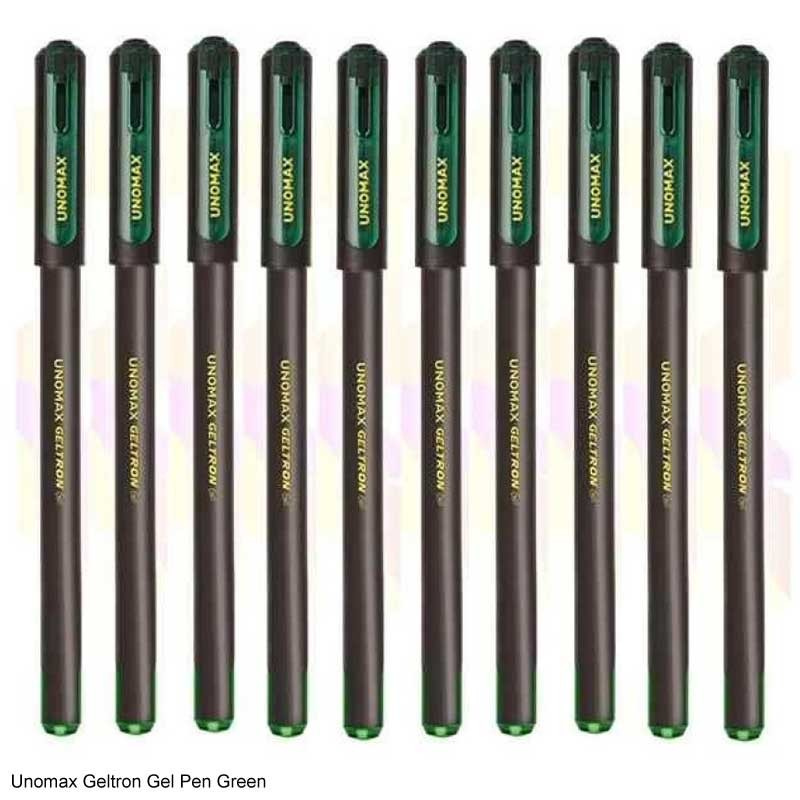 Unomax Geltron Green Gel Pen