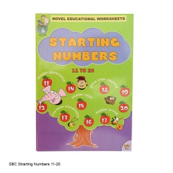 Starting Numbers 11- 20 Novel Education Worksheets Age 3 and Above