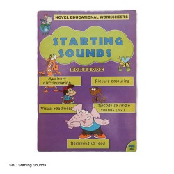 Starting Sounds - Novel Educational Worksheets Age 4 and Above