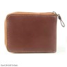 Elan ECW-6107 Full Zip Wallet in Black, Blue and Brown