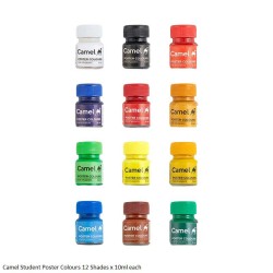 Camel Student Poster Colours 12 Shades
