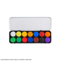 Camel Student Poster Colours 14 Shades x 10ml each