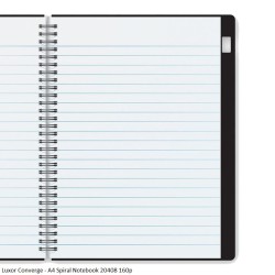 Luxor Converge - A4 Spiral Notebook 20412 160pages