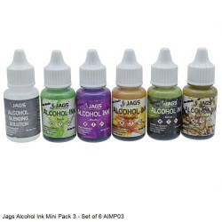 Jags Alcohol Ink Mini Pack 3 - Set of 6 AIMP03
