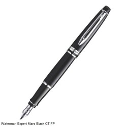 Waterman Expert Mars Black Chrome Trim Fountain Pen