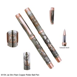 Pen M154 Jai Shri Ram Copper Roller Ball Pen