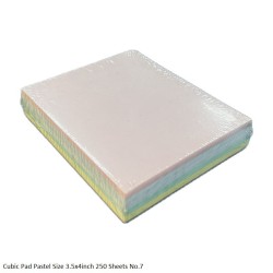 Cubic Pad Pastel Size 3.5x4inch 250 Sheets No.7