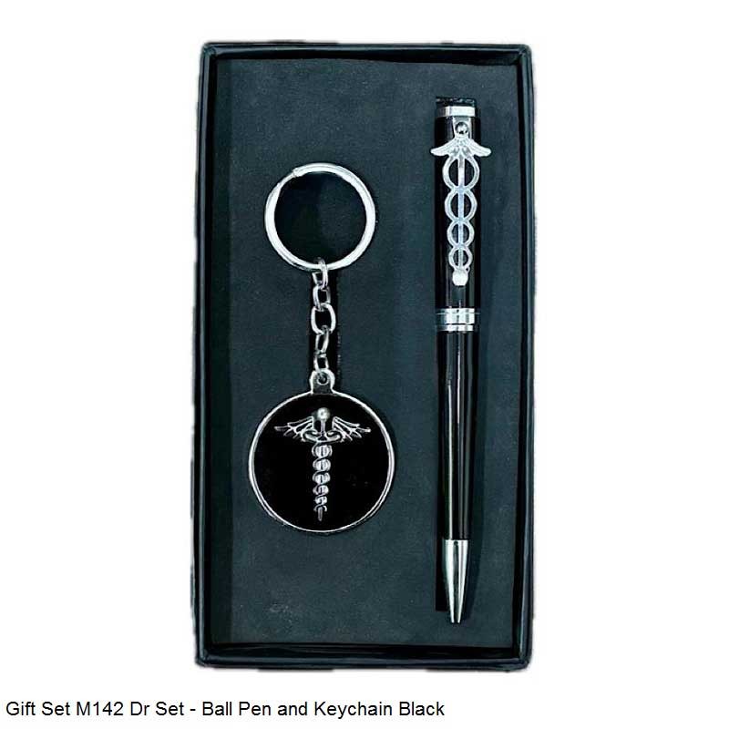 Gift Set M142 Dr Gift Set Ball Pen and Keychain