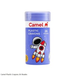 Camel Plastic Crayons Tin Pack 26 Shades
