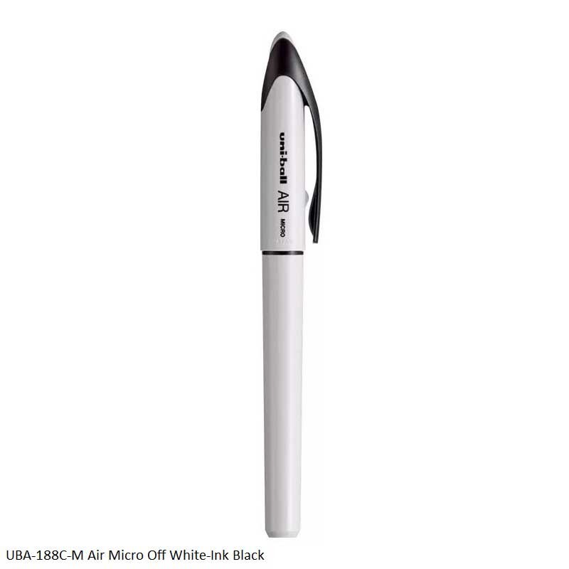 Uni-ball Air UBA-188C-M Micro Roller Ball Pen Off White